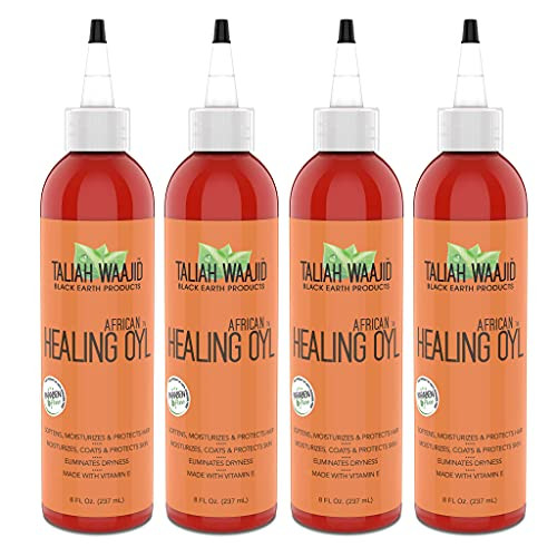 Taliah Waajid Black Earth Products African Healing Oyl Total Body Oil Softens Moisturize Coats and Protects Hair Skin In
