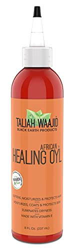 Taliah Waajid Black Earth Products African Healing Oyl Total Body Oil Softens Moisturize Coats and Protects Hair Skin In