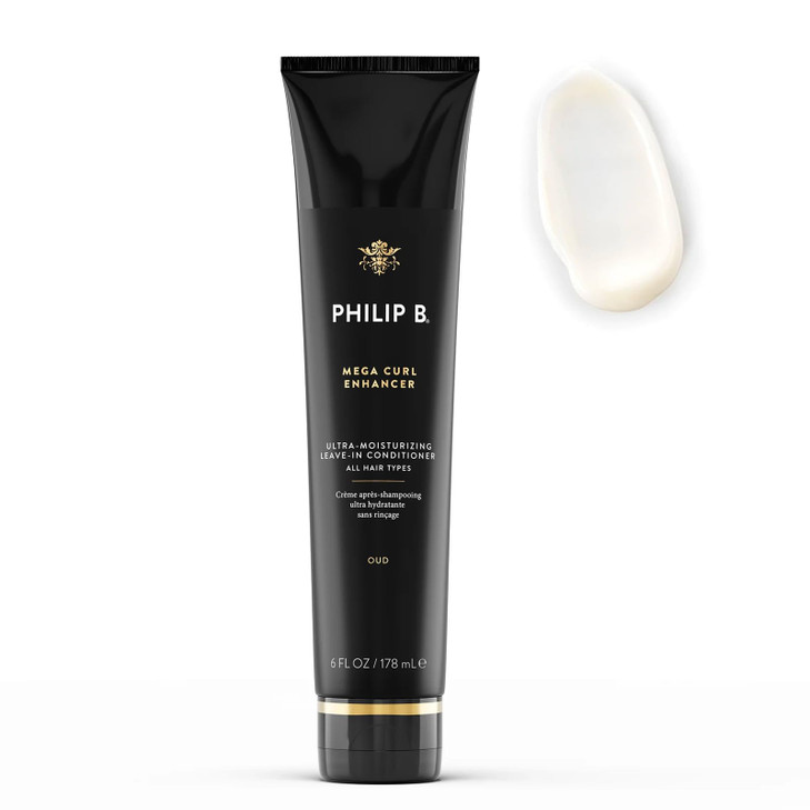 PHILIP B Mega Curl Enhancer 6 fl oz 178 ml UltraMoisturizing Leavein Conditioner Repairs Dry Strands Tames Frizz