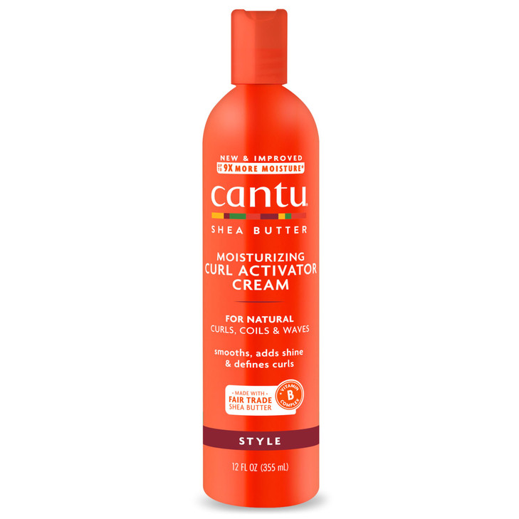 Cantu Shea Butter for Natural Hair Moisturizing Curl Activator Cream 12 Fl Oz