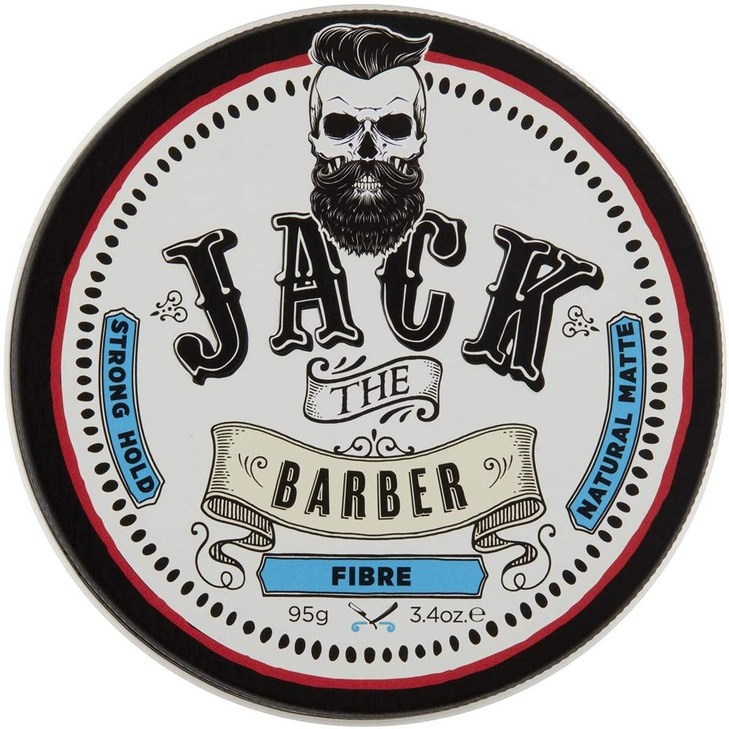 JACK THE BARBER FIBRE Strong Hold Natural Matte Finish Instantly Thicker Hair Thickener Topper for Thinning or Fine Hair