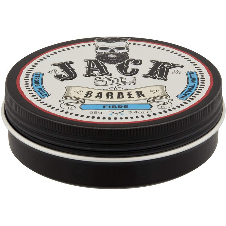 JACK THE BARBER FIBRE Strong Hold Natural Matte Finish Instantly Thicker Hair Thickener Topper for Thinning or Fine Hair