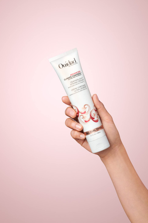 Ouidad Advanced Climate Control Styling Cream 57 fl oz Featherlight Curl Cream for Curly Hair Shiny Hydrated FrizzFree C