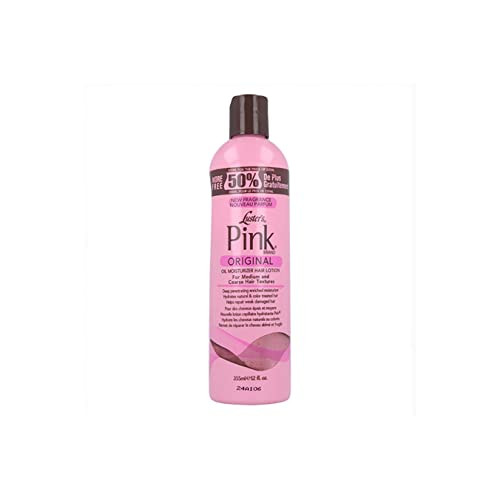 Lusters Pink Oil Moisturizer Hair Lotion Pink Protection Bonus Size 12 Oz