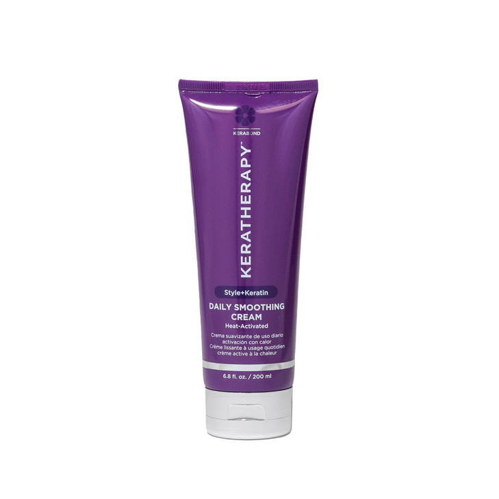 KERATHERAPY Daily Smoothing Cream 68 fl oz 200 ml Keratin Infused Smoothing Cream for Blowouts with Collagen Jojoba Oil