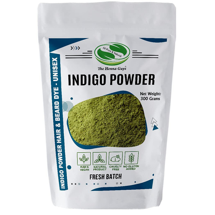 300 Grams INDIGO POWDER For Hair DyeColor The Henna Guys