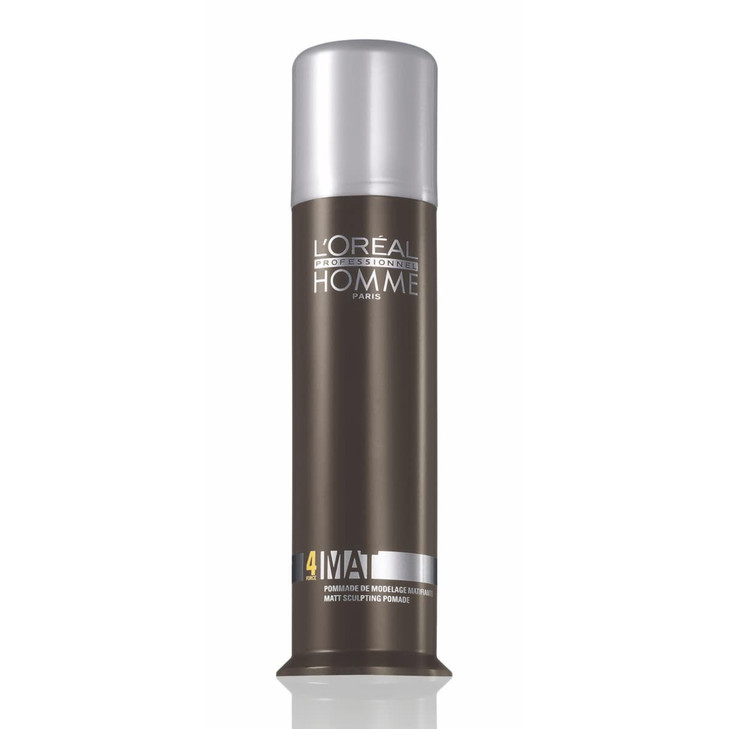 LOral Professionnel Paris Styling Pomade For Men Medium Hold and Matte Finish Styling Cream For All Hair Types