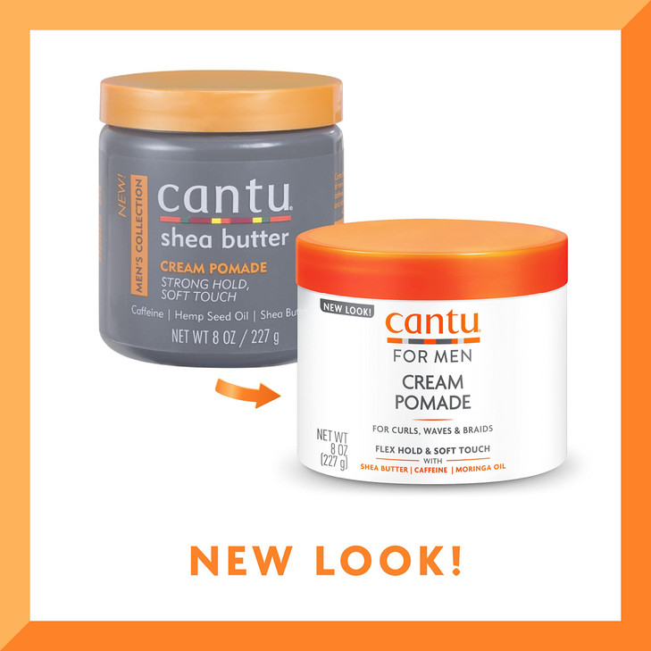 Cantu Mens Collection Cream Styling Pomade 8 Oz Packaging May Vary