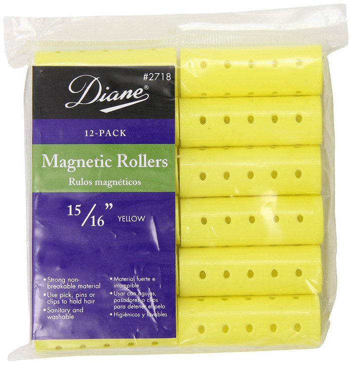 Diane Magnetic Rollers Yellow 1516 Inch
