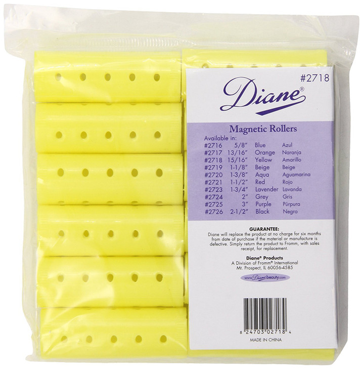 Diane Magnetic Rollers Yellow 1516 Inch