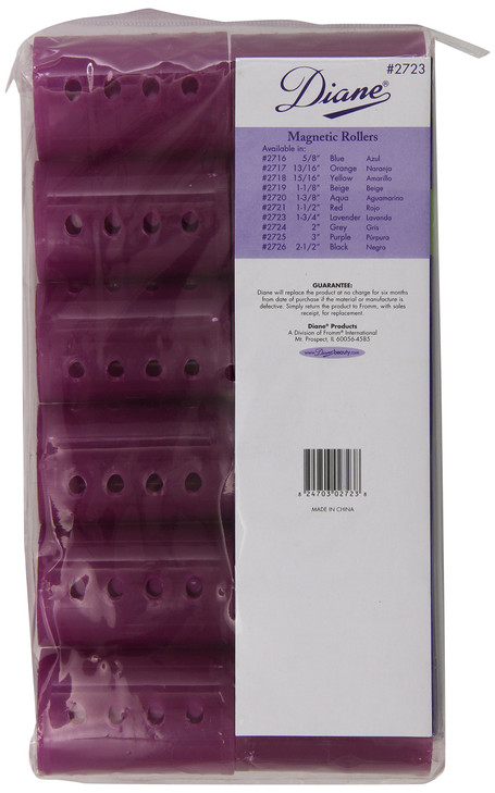 Diane Magnetic Roller Lavender 134 Inch 12 Count
