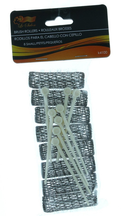 16 BRUSH ROLLERS PINS Small Mini Hair Curlers Bristles 2 x 12 Kids Pageants 2 packs