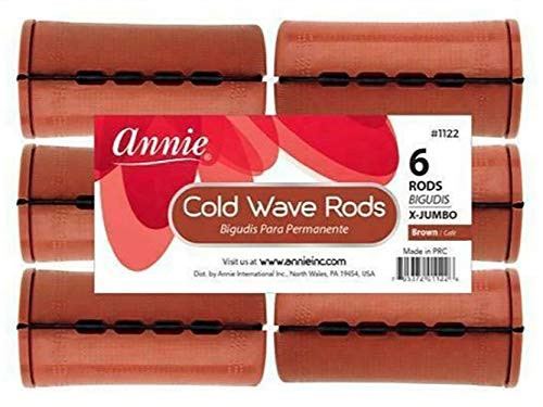 3 Packs of Annie Cold Wave Rods Xtra Jumbo 1122 6PcsPack