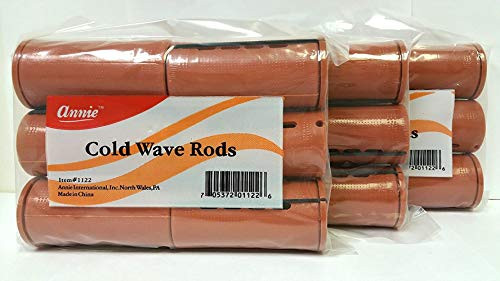 3 Packs of Annie Cold Wave Rods Xtra Jumbo 1122 6PcsPack