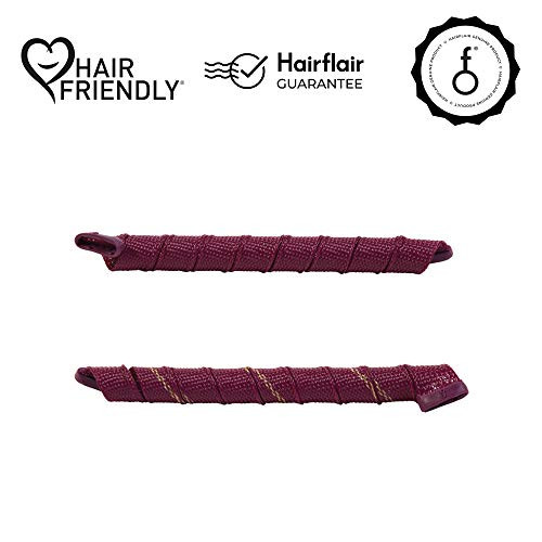 Curlformers Hair Curlers Deluxe Range Spiral Curls Top Up Pack 6 No Heat Hair Curlers Styling Hook not Included for Extr