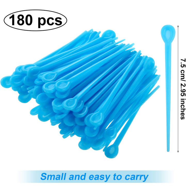 WILLBOND 180 Pieces Brush Roller Pick Plastic Roller Pick Hair Curler Pin for Hair Curling Styling Accessories Presentbl