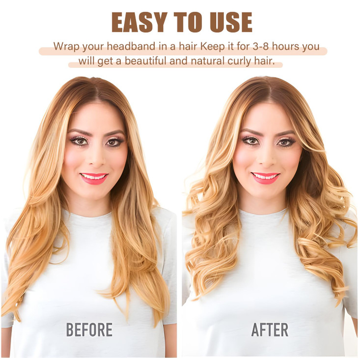 Heatless Velvet Hair Curlers to Sleep in Heatless Curls Overnight for Long Hair No Heat Curling Rod Headband for Women A