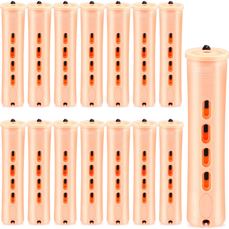 WILLBOND 60 Pcs Perm Rods for Long Hair Plastic Curl Rods Cold Wave Irons Curling Roller for Hair Styling Hairdressing T