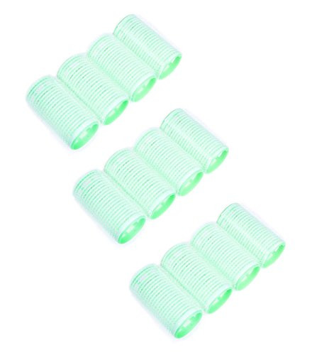 BeautyN 12P x 30mmLarge Size Hair Rollers Self Grip Curlers Salon Hairdressing Wave Maker Tools
