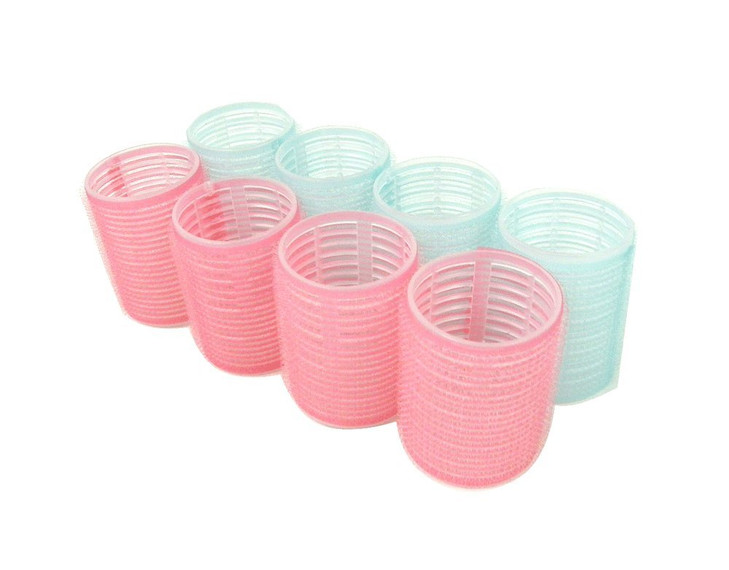 Jumbo SelfGrip Hair Roller Assorted Colors Pink Yellow Blue Green Jumbo