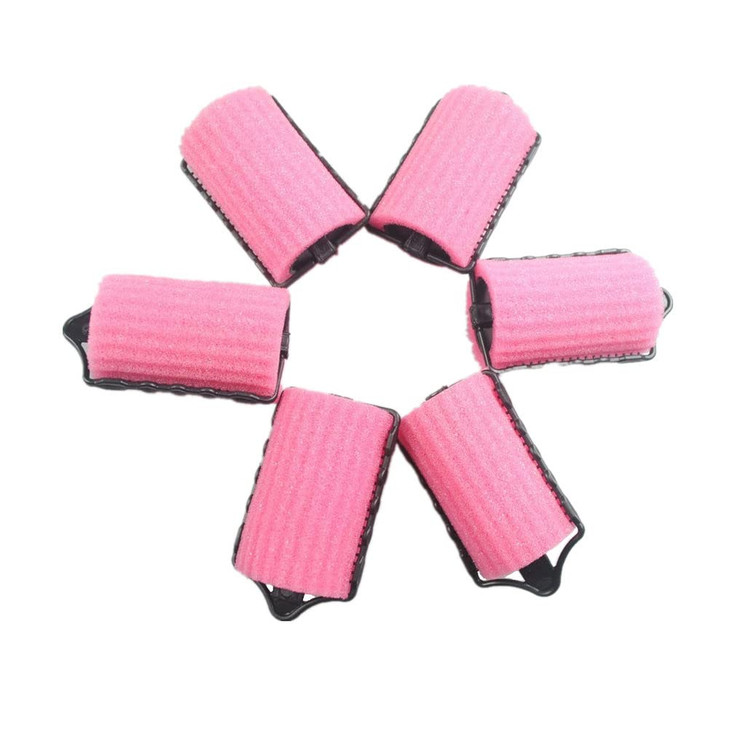 LOVEF Magic Girl Ladies Hair Care Roller Fashion Hair Style Sponge Curlers 6 PCSPack