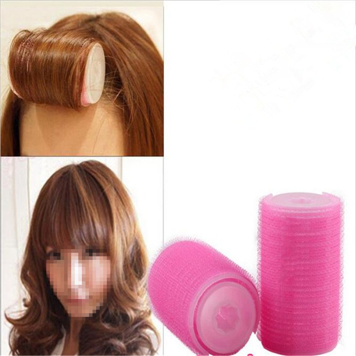 2PcsSet Plastic Hair Rollers Curlers Bangs SelfAdhesive Hair Volume Hair Curling Styling Tools Magic Women DIY Makeup To
