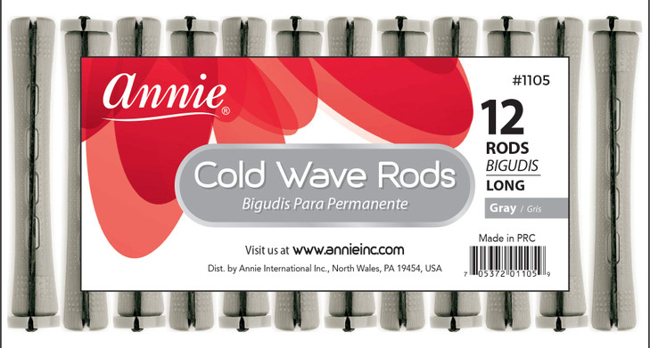 3 Packs of Annie Cold Wave Rods Long 1105 12PcsPack