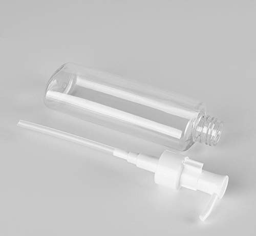 Refillable Plastic Clear Flat Pumps Lotion Cream Cleansing Oil Dispenser Bottle Travel Bottles Pump Bottle Make Up Cosme