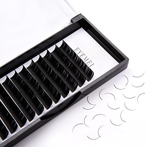 Eyelash Extensions 020 C Curl 10 mm Eyelash Extension Natural Faux Mink Lash Extensions Individual 3D Single Length Fals