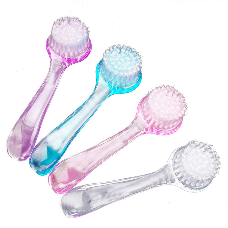 ARTIBETTER Sheep Horn Facial Cleansing Brush Set 4 Pack Manual Face Cleaning Brushes with Protective Cap for Deep Pore E