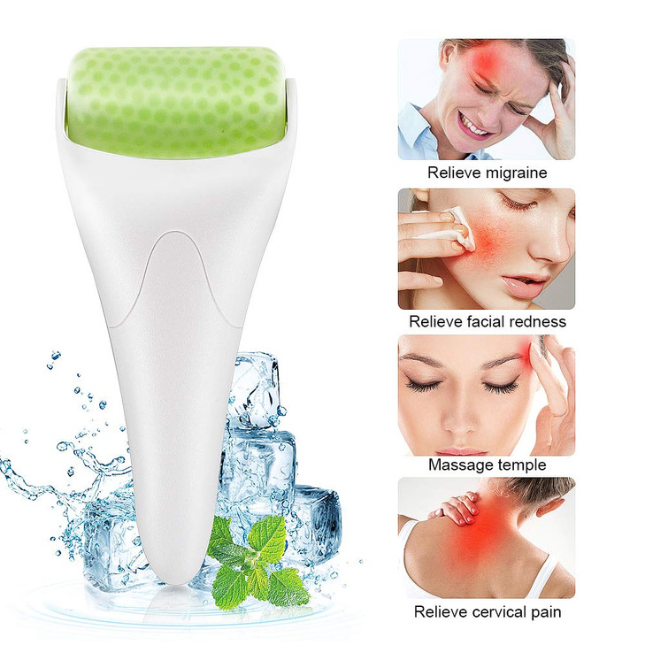 BFASU Ice Roller for Face Eye Puffiness Migraine Relief Ice Face Rollers for Women Facial Massager Minor Injury Headache