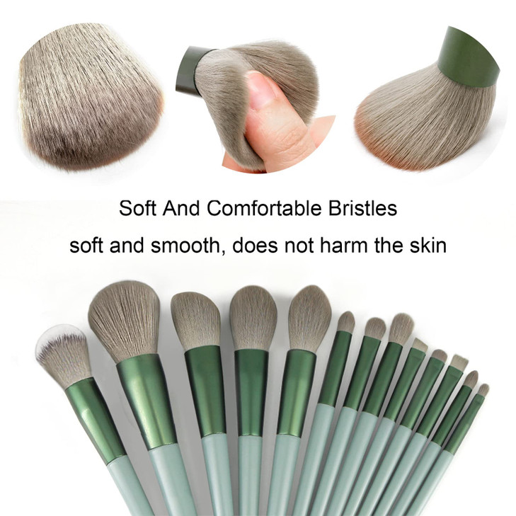 Koccido Makeup Brushes 22 Pcs Makeup KitFoundation Brush Eyeshadow Brush Make up Brushes Set Green 22 Piece Set