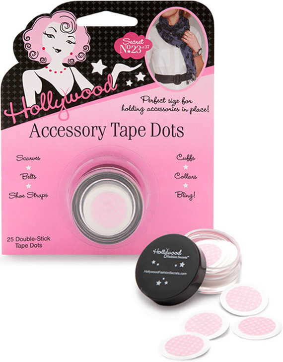 Hollywood Fashion Secrets Accessory Tape Dots Hypoallergenic Secure Hold 25Count