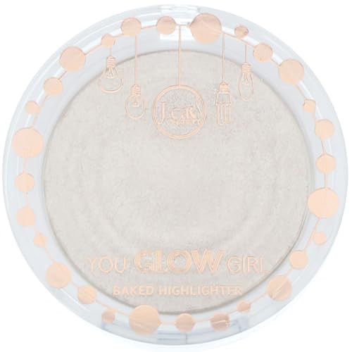 JCAT BEAUTY You Glow Girl Baked Highlighter Crystal Sand