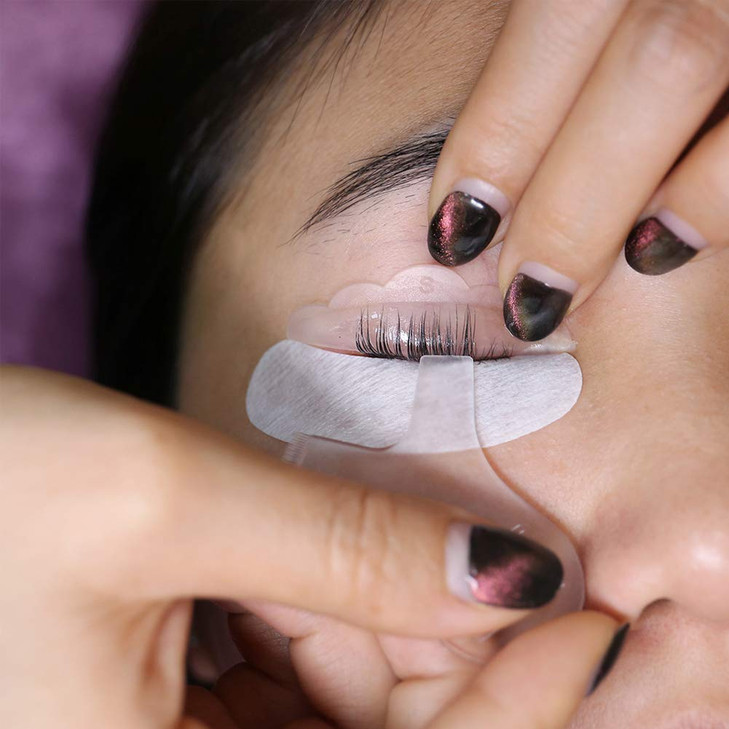 12pcs Silicone Eyelash Perming Curler Lash Lift Rods Makeup Beauty ToolMakeup Utensil Reusable Lash Lifting Shield Pads