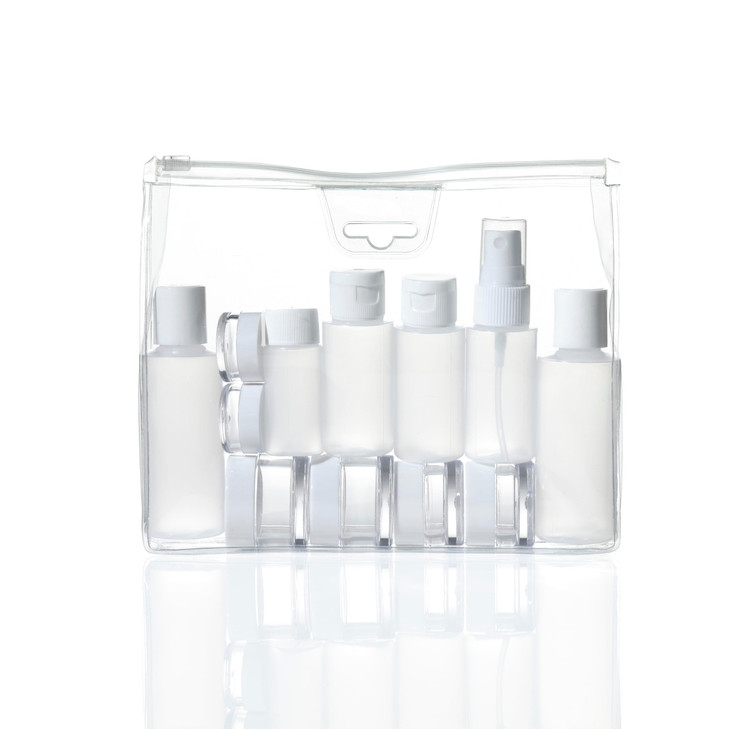Conair Travel Sized Toiletries TSA Approved Travel Bottles Travel Sized Bottles by Travel Smart 13 Piece Set