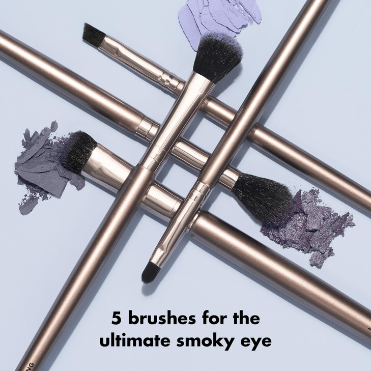 elf Smoky Eye Brush Kit 5Piece Makeup Brush Kit For Creating A Smoky Eye Look Apply Blend Eyeshadow Vegan CrueltyFree