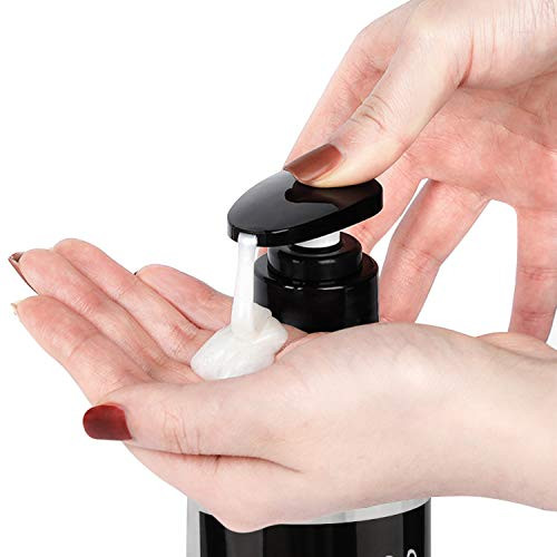 Segbeauty 3pcs Refillable Shower Bottles 500ml Each Large Plastic Dispensers with Pump for Shampoo Conditioner Soap or L