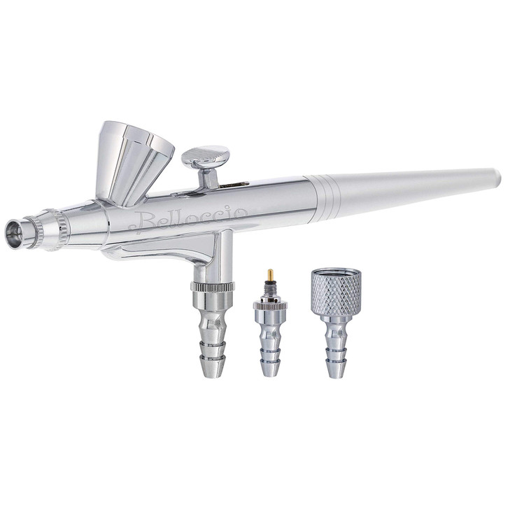 Belloccio Cosmetic Makeup Airbrush MultiPurpose Precision Gravity Feed Airbrush with a 04mm Tip and 116 oz Cup