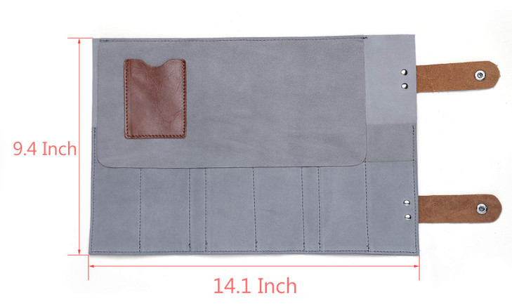 PERFEHAIR Hair Stylist Scissor Holder Pouch Case Hairdresser Tool Holster Bag with 12 Pockets for Salon Shears