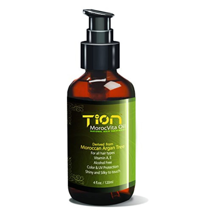 Tion MorocVita Hair Treatment Oil Natural Organic Argan Oil for all hair types 40 Oz 120ml TionHair