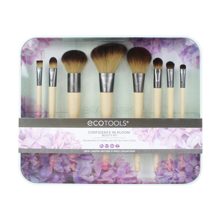 EcoToolsCruelty Free Confidence in Bloom Brush SetCruelty Free Synthetic Taklon Bristles Recycled Packaging Recycled Alu