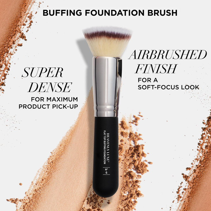 IT Cosmetics Heavenly Luxe Flat Top Buffing Foundation Brush 6 Foundation Brush for Liquid Makeup Foundation Powder Make