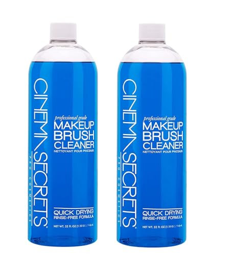 CINEMA SECRETS Professional Makeup Brush Cleaner 32 Fl Oz 2 Count