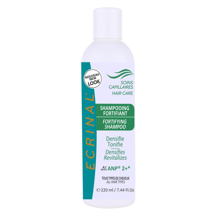 Ecrinal SulfateFree Fortifying Shampoo with ANP2 for Strong Shiny Hair Restores Volume Suppleness and Resistance to Dull