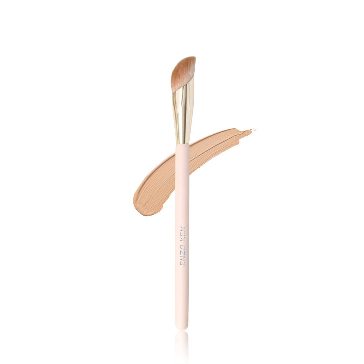 ENZO KEN Angled Concealer Brush Under Eye Concealer Brush Nose Contour Brush Small Concealer Brushes Under Eye Makeup Br