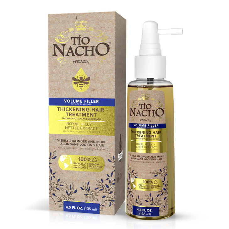 To Nacho Thickening Hair Treatment with Royal Jelly and Nettle Extract Volumizing Spray for Fine or Thinning Hair Boosts