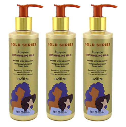 Pantene Gold Series LeaveIn Detangling Milk 76 Ounce Pack of 3