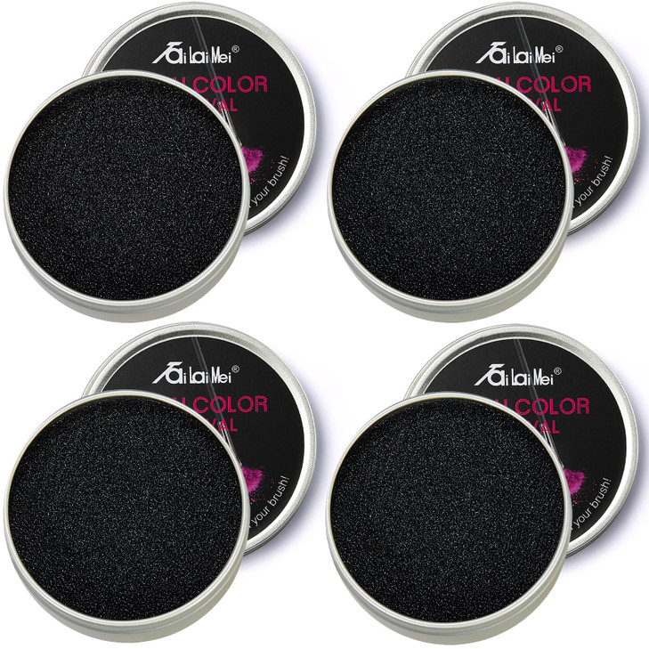 TailaiMei 4 Pack Color Removal Cleaner Sponge Quickly Easily Clean Makeup Brushes Without Water or Chemical Solutions El