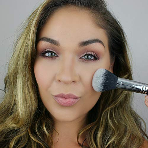 Powder Blush Bronzer Makeup Brush Large Fluffy Domed Multitasker Make Up Brushes Cheek Blusher Contour Blending Setting